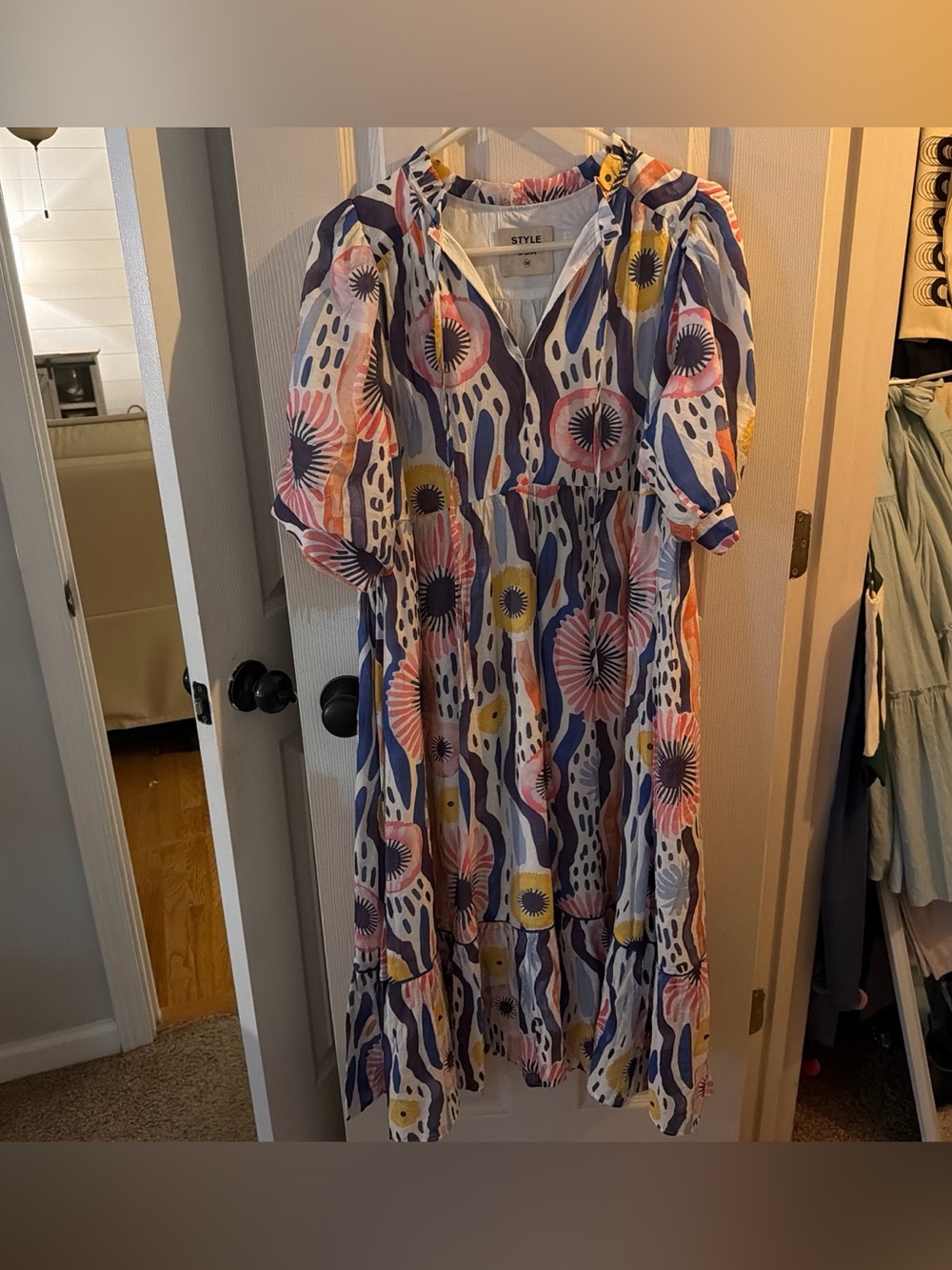 Midi Dress in Multi-Color